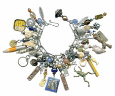 bracelet using found objects