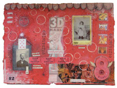 mixed media collage